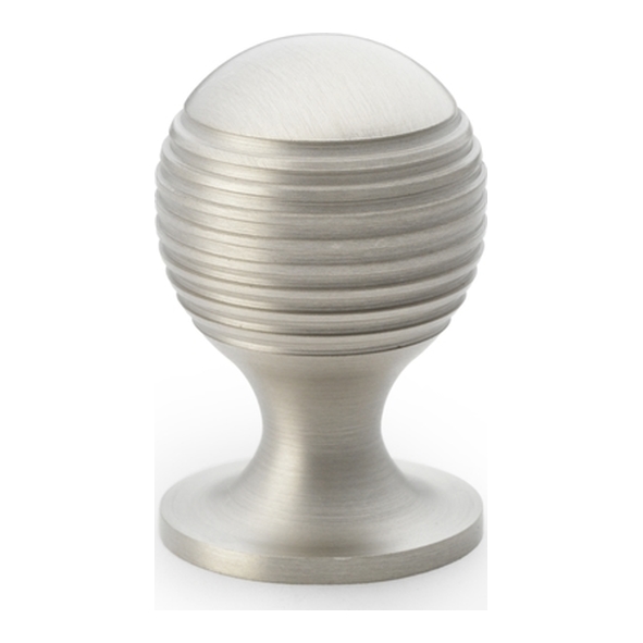 AW832-25-SN • 25mm • Satin Nickel • Alexander & Wilks Caesar Cupboard Knob on Round Rose